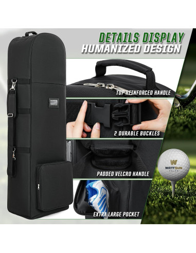 Bolsa de Viaje para Golf DAREKUKU con Soporte Ajustable