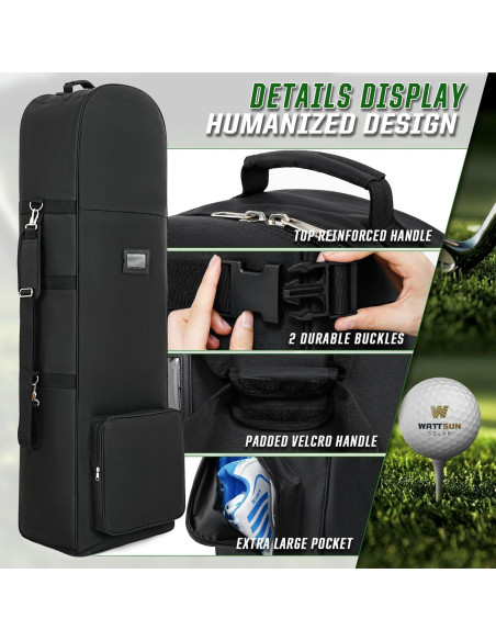 Bolsa de Viaje para Golf DAREKUKU con Soporte Ajustable