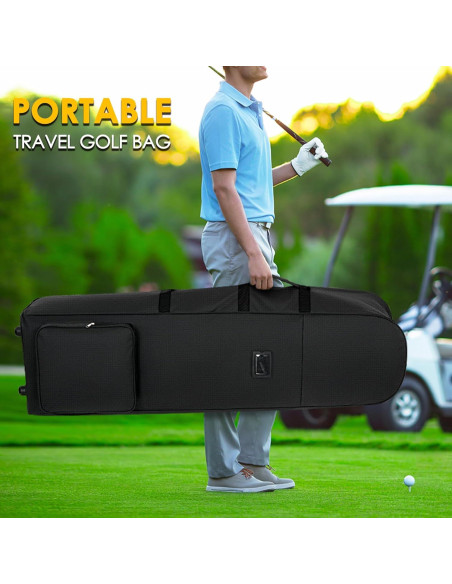 Bolsa de Viaje para Golf DAREKUKU con Soporte Ajustable