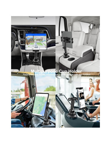 Soporte Universal para Tablet en Portavasos Woleyi 4-13"