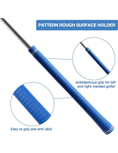 Putter de Golf Asyxstar 33 cm con 2 Pelotas de Práctica