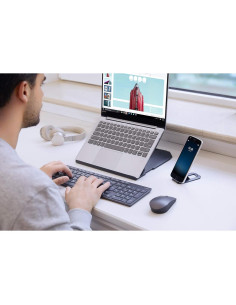 Soporte para Laptop 2-en-1 Lenovo - Ajustable y Ergonómico 2