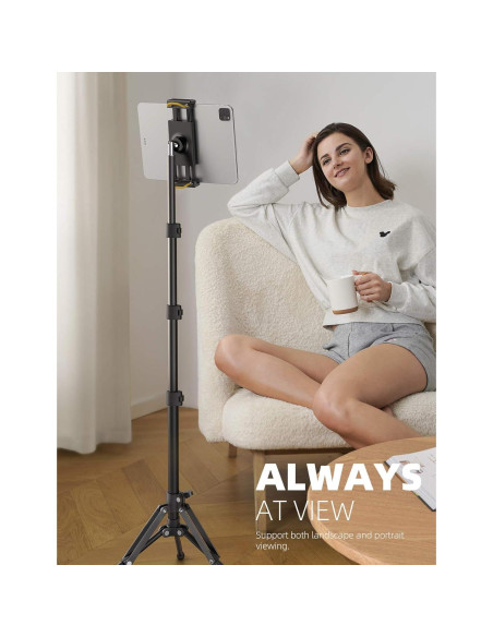 Soporte de Trípode para Tablet Lamicall FT02 Ajustable 42.5-165 cm