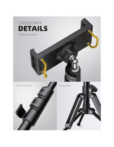 Soporte de Trípode para Tablet Lamicall FT02 Ajustable 42.5-165 cm