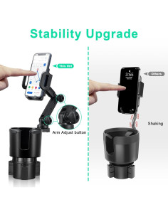 Soporte para Taza de Coche This Hill 3 en 1 Ajustable 2023 2