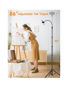 Trípode para Teléfono Victiv 218 cm Flexible con Control Remoto 2