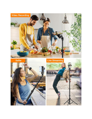 Trípode para Teléfono Victiv 218 cm Flexible con Control Remoto