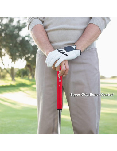 Putter de Golf MAZEL Tour GS Rojo Mano Derecha con Funda