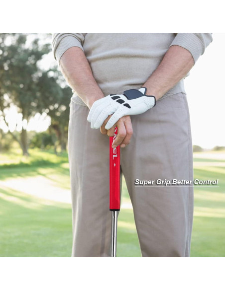 Putter de Golf MAZEL Tour GS Rojo Mano Derecha con Funda