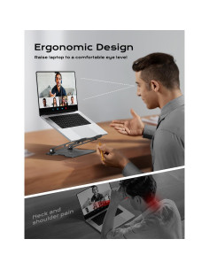 Soporte Plegable para Laptop JCZT NH02 Ergonómico Ajustable 2