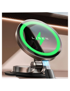 Soporte Cargador Inalámbrico Magsafe LISEN 15W para Coche