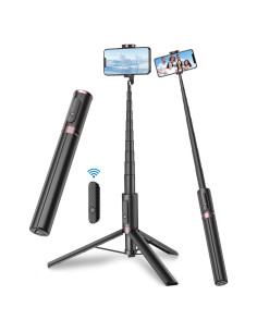Bastón de Selfie y Trípode TONEOF 67" Portátil Negro