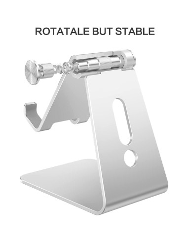 Soporte de Teléfono Celular OMOTON Ajustable con Carga USB