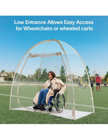 Tienda Burbuja Transparente EighteenTek 3 Personas PVC