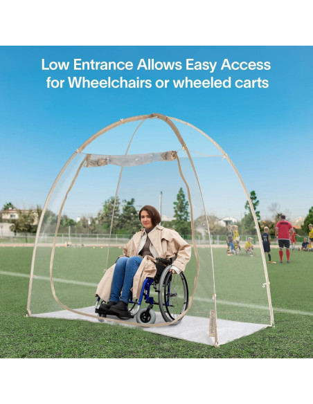 Tienda Burbuja Transparente EighteenTek 3 Personas PVC