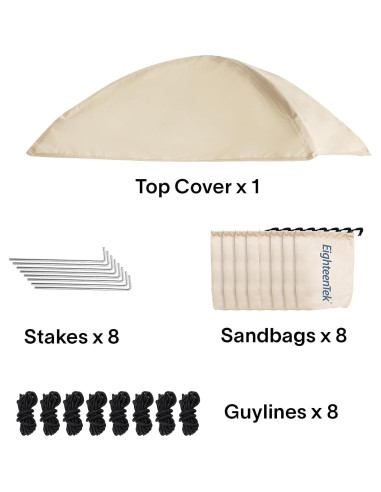 Tienda Burbuja Transparente EighteenTek 3 Personas PVC