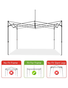Toldo Repuesto ABCCANOPY 3x3m Beige Impermeable UV 2