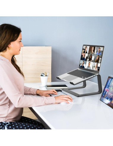 Soporte para Laptop GleYo Desmontable Aluminio 10-16"