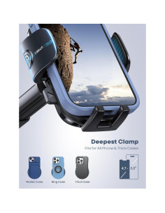 Soporte para Teléfono de Coche Lamicall STCD05 - Ventosa Fuerte 2