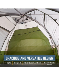 Carpa Familiar Slumberjack Aspen Grove Domo 8 Personas 13.38 m 2