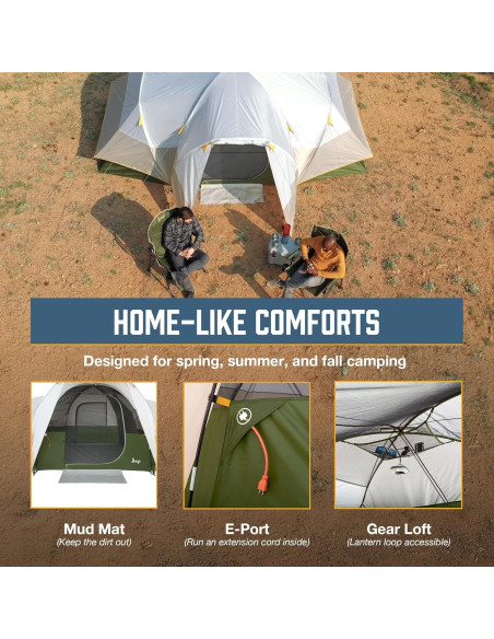 Carpa Familiar Slumberjack Aspen Grove Domo 8 Personas 13.38 m Carpa Familiar Slumberjack Aspen Grove Domo 8 Personas 13.38 m