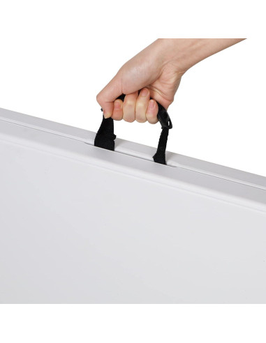 Mesa Plegable FORUP 4 pies Blanca, Resistente y Portátil