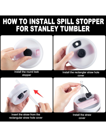 Tapón Antifugas FXTBE para Taza Stanley 40 oz y 30 oz