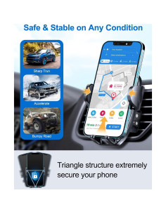 Soporte para Teléfono de Auto vanva Universal 360 Antideslizante 2