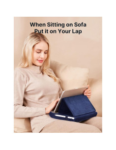Soporte de Almohada para Tableta JSAUX Azul Marino 4-11" 2