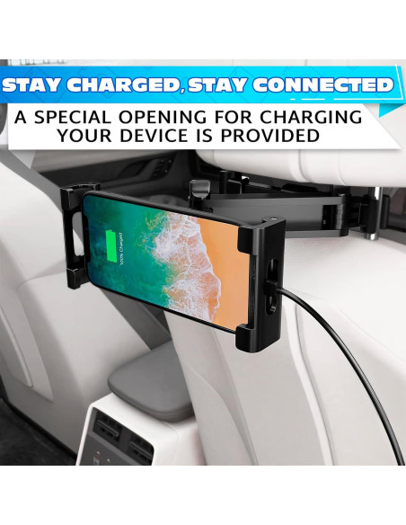 Soporte para Tableta Leglo en Reposacabezas - Ajustable 360