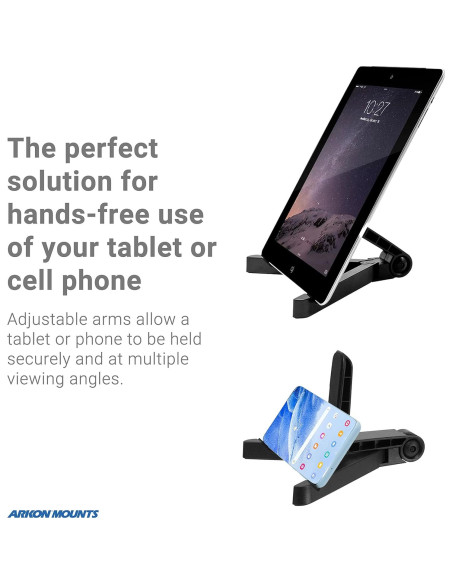 Soporte Plegable para Tabletas ARKON IPM-TAB1 7-12" Negro
