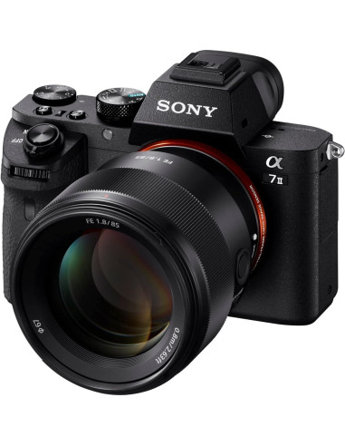 Lente Sony SEL-85F18 85mm F1.8 para Cámaras Montura E