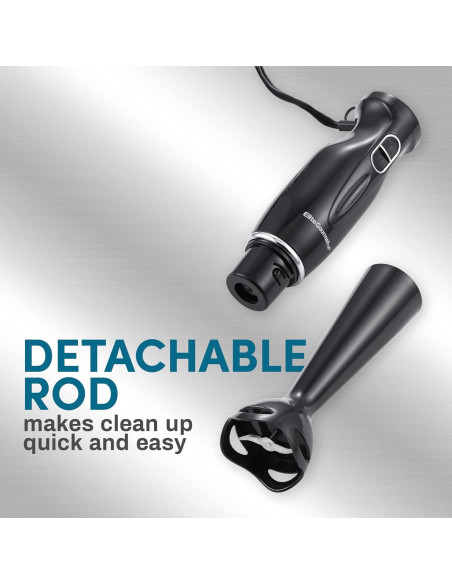 Batidora de Inmersión Elite Gourmet EHB3201 300W 2 Velocidades