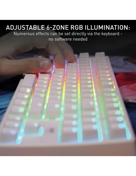 Teclado Mecánico K4V2 CHERRY XTRFY TKL RGB Iluminación