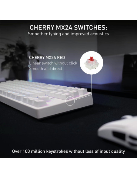 Teclado Mecánico K4V2 CHERRY XTRFY TKL RGB Iluminación