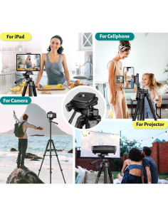 Trípode JOILCAN 170 cm con control remoto y bolsa 2