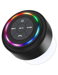 Altavoz Bluetooth HAISSKY IP67 con Luz LED y Ventosa