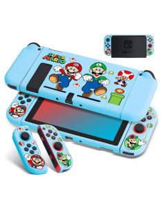 Funda Kawaii para Nintendo Switch Jinyunduo Hongo Azul