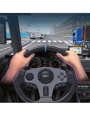 Volante de Carreras PXN V9 para PC, PS4, Xbox y Switch