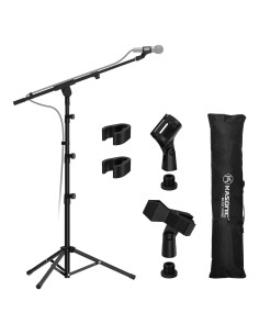 Soporte de Micrófono K KASONIC Trípode Ajustable 73-132 cm