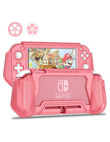 Funda Protectora Kailfee para Switch Lite con Agarre Coral