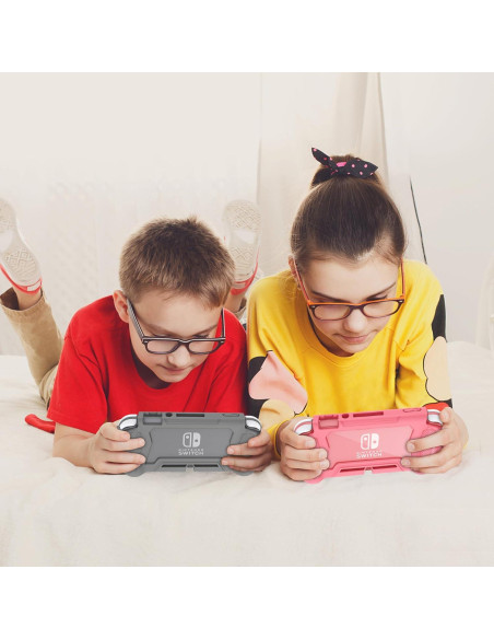 Funda Protectora Kailfee para Switch Lite con Agarre Coral