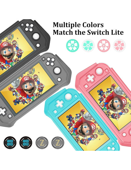 Funda Protectora Kailfee para Switch Lite con Agarre Coral