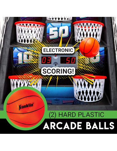 Juego de Arcade Baloncesto Franklin Sports - Mesa Portátil