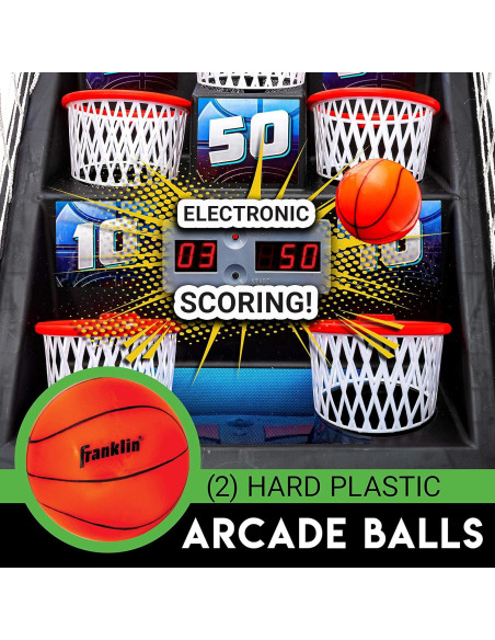 Juego de Arcade Baloncesto Franklin Sports - Mesa Portátil