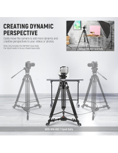 Carro de Trípode Neewer NW-600 para Fotografía 15 kg 2