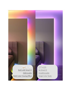 Tira LED RGB Smart IC PAUTIX 2m USB Multicolor con Música 2