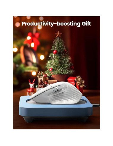 Mover de Ratón Vaydeer Ampliado con Pantalla LED y Botones