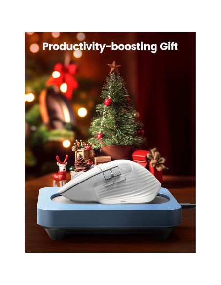 Mover de Ratón Vaydeer Ampliado con Pantalla LED y Botones