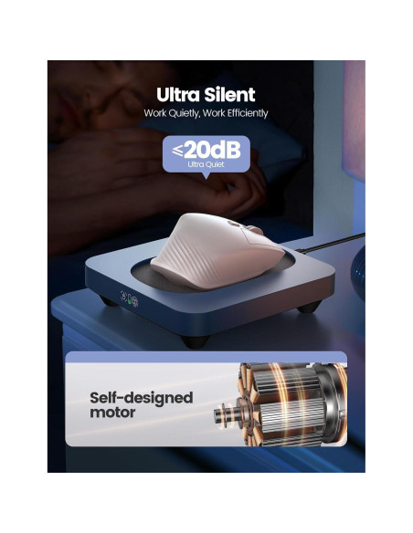 Mover de Ratón Vaydeer Ampliado con Pantalla LED y Botones